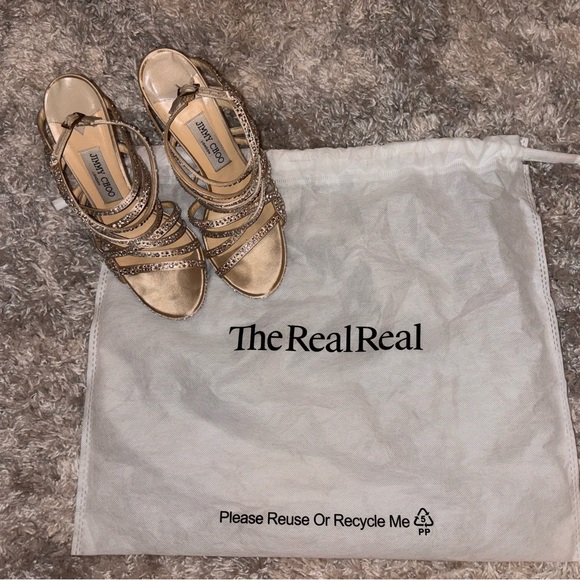 Jimmy Choo Valdia Crystal Sandals - Picture 8 of 12